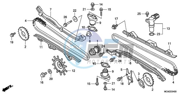 CAM CHAIN/TENSIONER