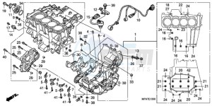 CB1000RA9 Europe Direct - (ED / ABS) drawing CRANKCASE