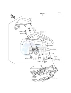 Z250SL BR250EGF XX (EU ME A(FRICA) drawing Accessory(Single Seat Cover)