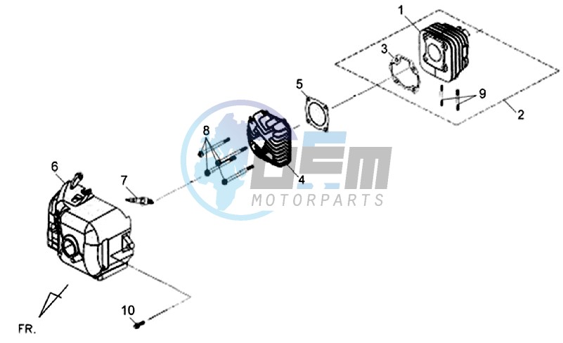 CYLINDER / CYLINDER HEAD /CYLINDER HEAD COVER