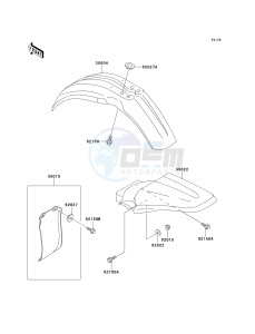 KX 100 C [KX100] (C1-C3) [KX100] drawing FENDERS