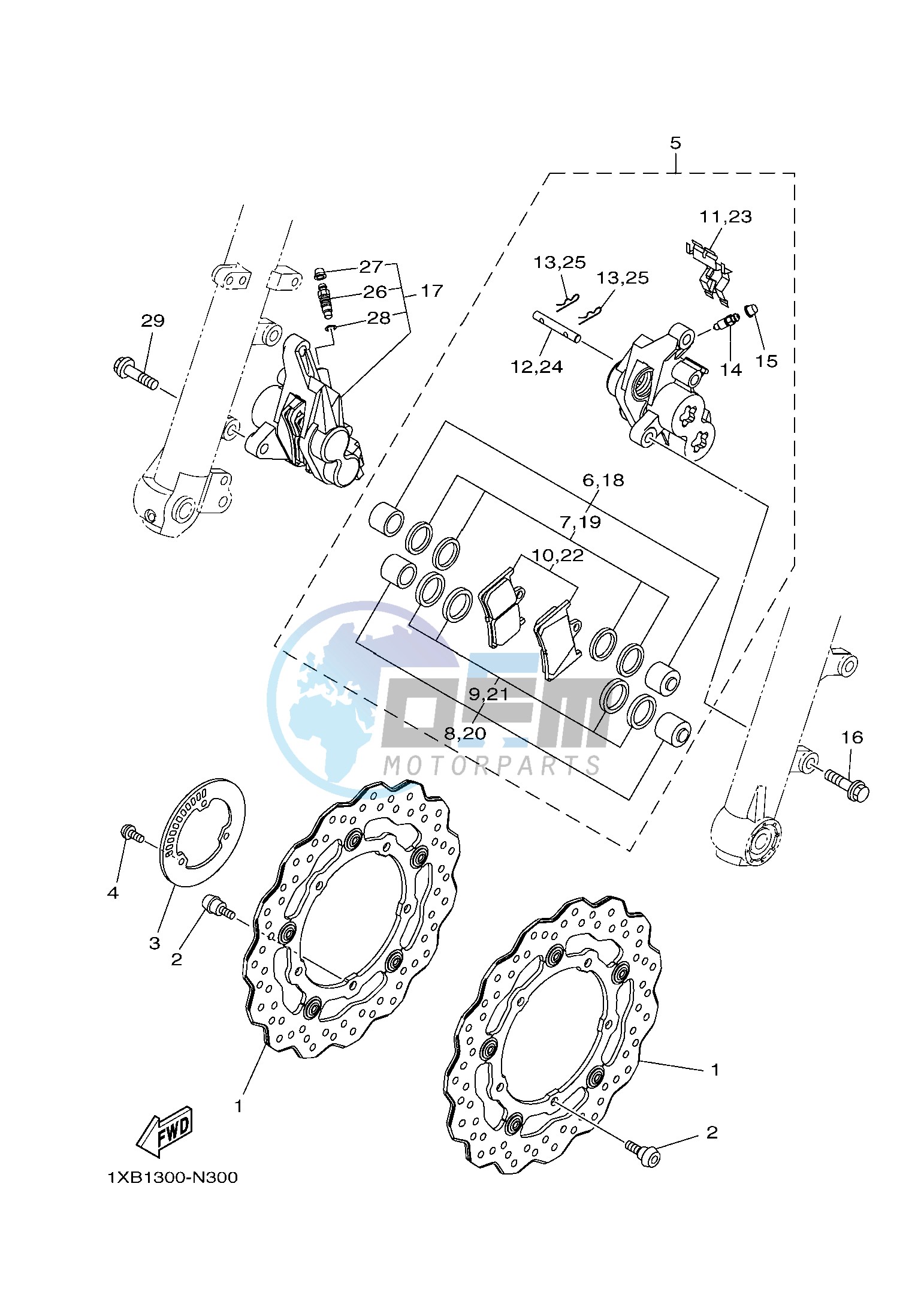 FRONT BRAKE CALIPER