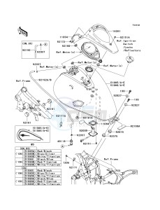 VN 900 D[VULCAN 900 CLASSIC LT] (6F-9F) D9F drawing FUEL TANK -- D8F_D9F- -