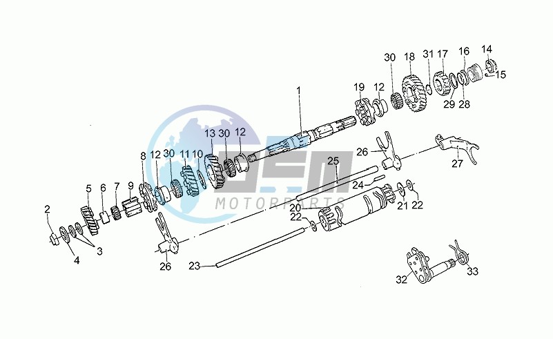 Driven shaft