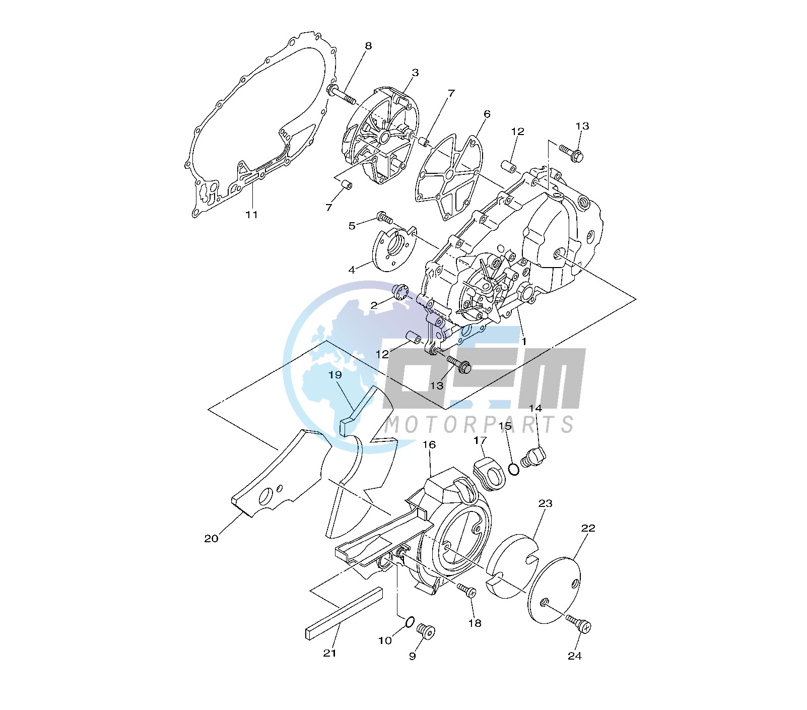 CRANKCASE COVER 1