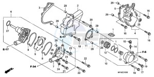 CBF1000TA France - (F / ABS CMF) drawing WATER PUMP