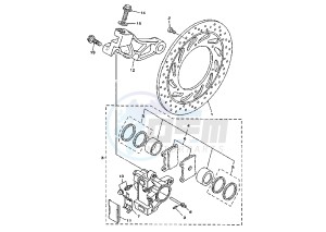 XVS DRAG STAR 1100 drawing REAR BRAKE CALIPER