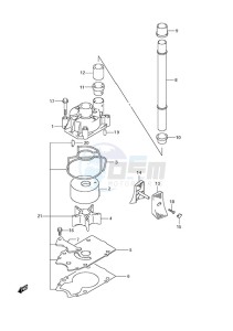 DF 300 drawing Water Pump