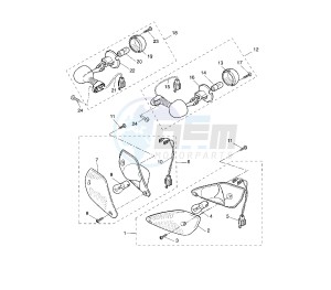 YQ AEROX 50 drawing FLASHER LIGHT