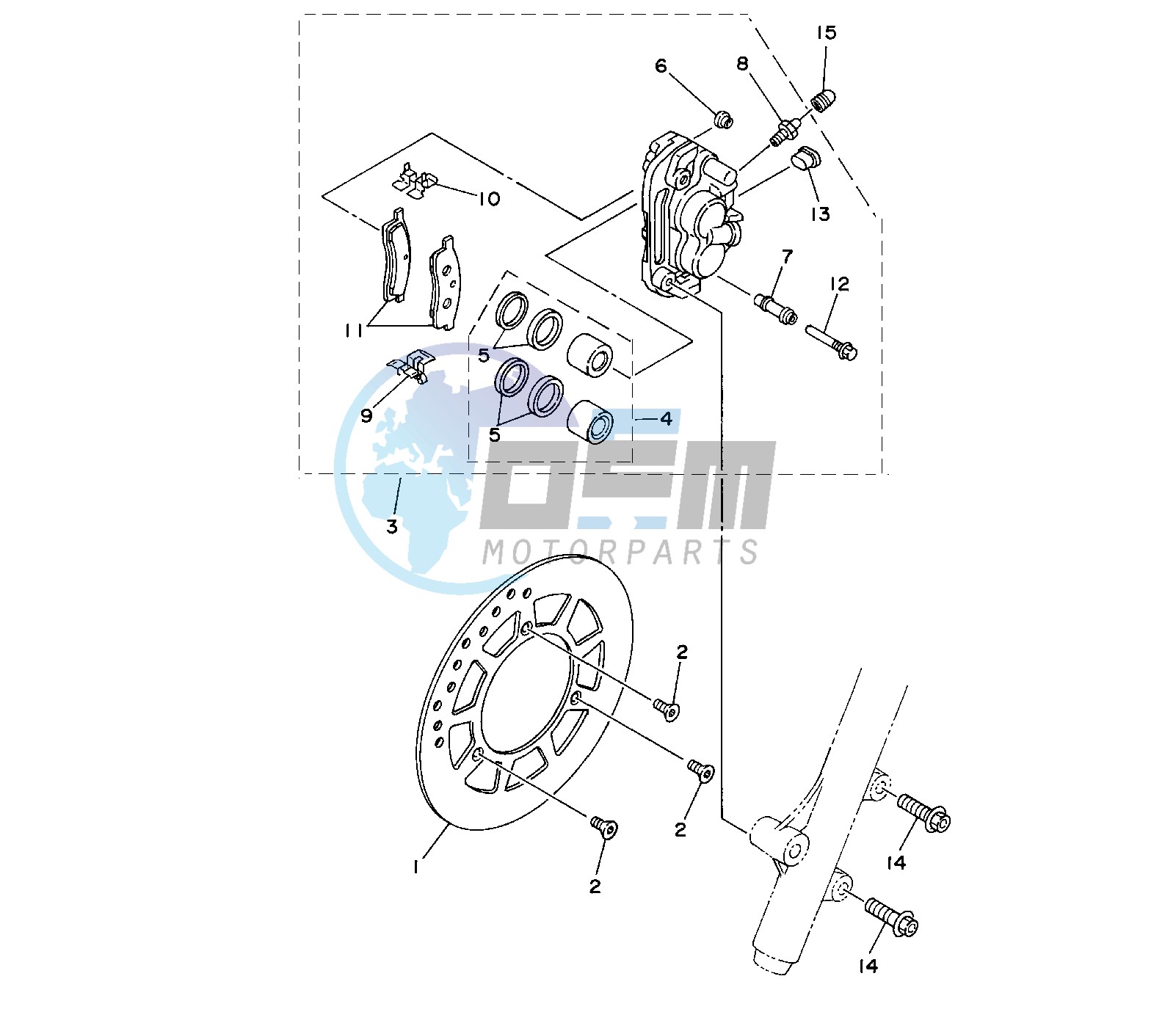 FRONT BRAKE CALIPER