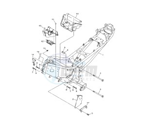 XJ6-S DIVERSION 600 drawing FRAME