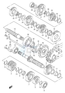 RGV250 (E1) drawing TRANSMISSION