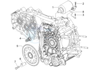 Nexus 250 SP e3 drawing Starter - Electric starter