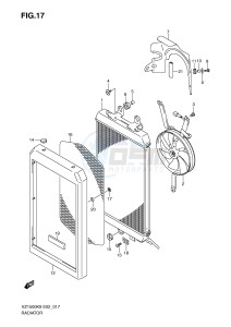 VZ1500 (E2) drawing RADIATOR