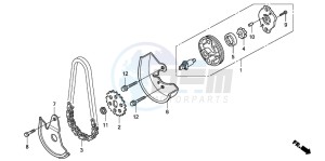 PES125 drawing OIL PUMP