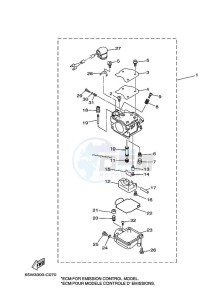 F20AETL drawing CARBURETOR