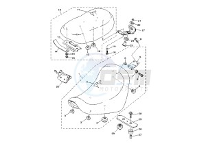 XVS DRAG STAR 125 drawing SEAT