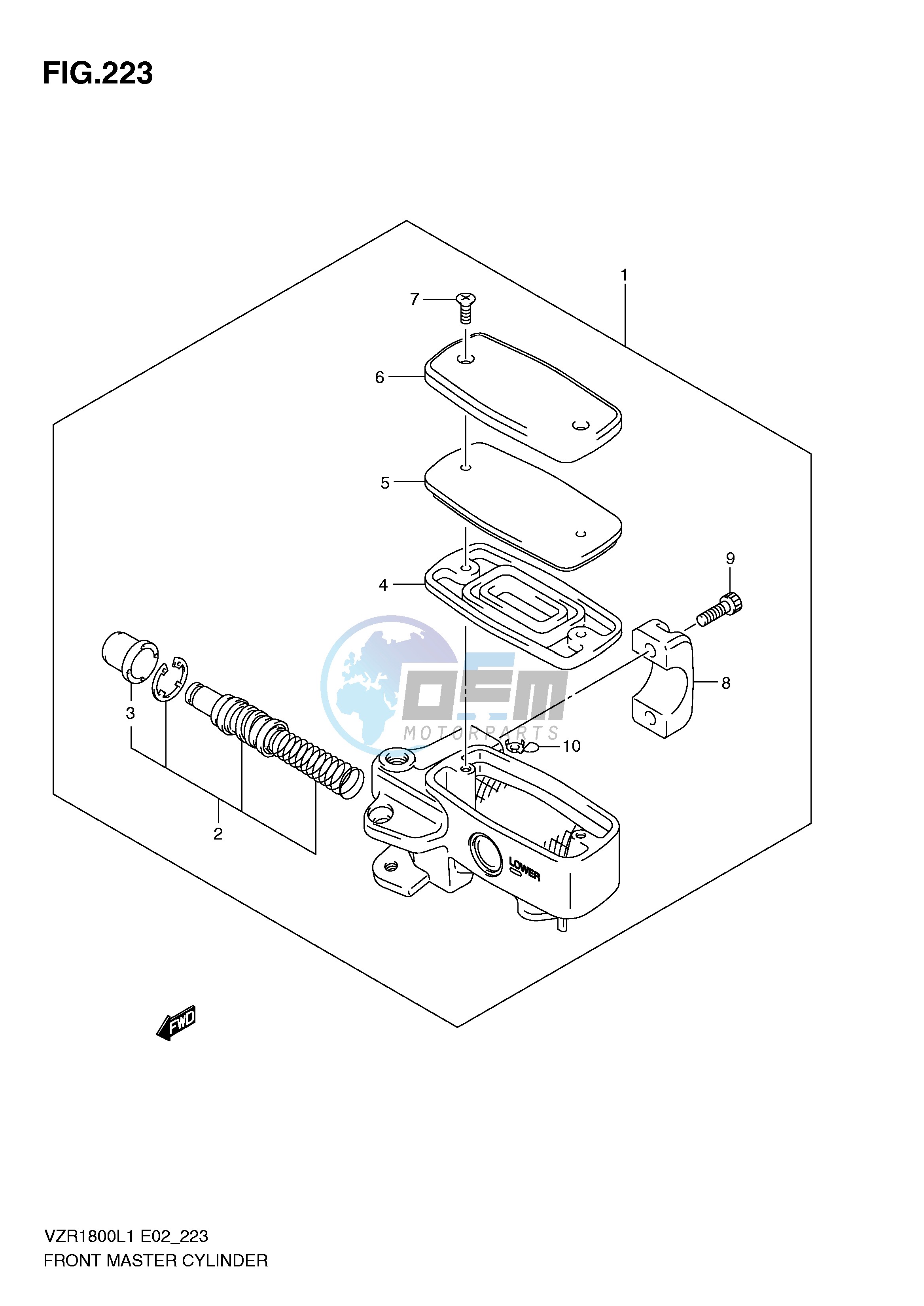 FRONT MASTER CYLINDER (VZR1800L1 E2)