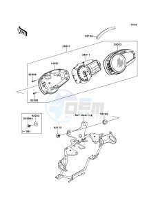 Z750_ABS ZR750M8F GB XX (EU ME A(FRICA) drawing Meter(s)