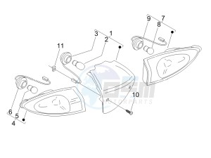 Fly 50 2t (25 kmh) (B-NL) drawing Tail light - Turn signal lamps