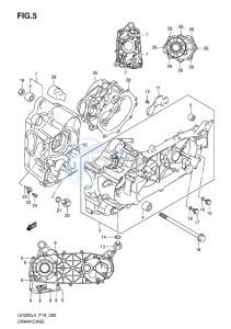 UH200 ABS BURGMAN EU drawing CRANKCASE