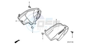 CB600F39 UK - (E / MKH ST) drawing SIDE COVER