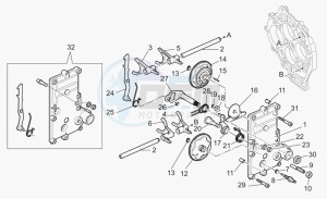 V 11 1100 Le Mans - Sport Naked Le Mans/Sport Naked drawing Gear box selector