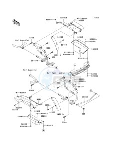 VN 1700 B [VULCAN 1700 VOYAGER ABS] (9FA) B9F drawing SADDLEBAGS-- SIDE BAG BRACKET- -