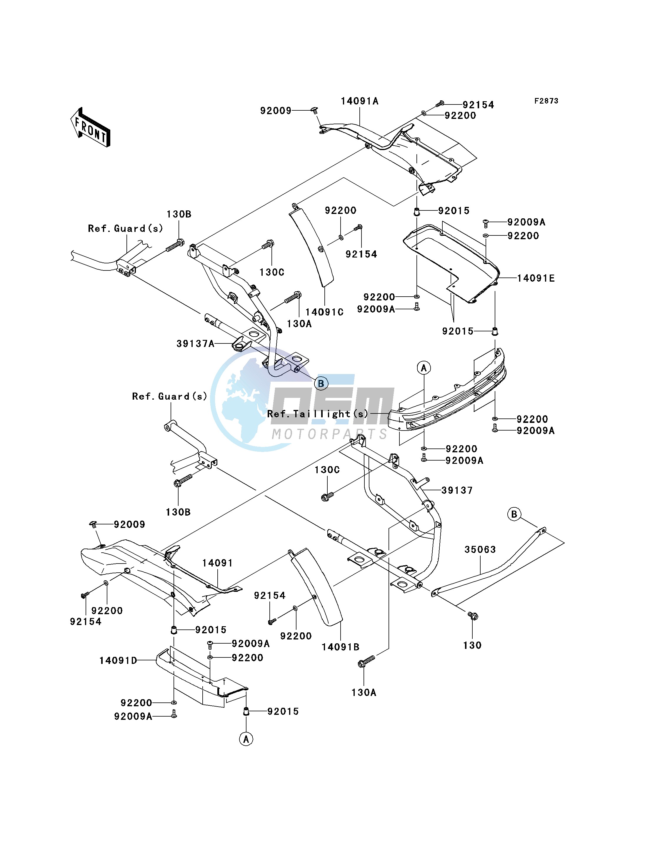 SADDLEBAGS-- SIDE BAG BRACKET- -