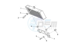 1200 Sport 8V drawing Oil radiator