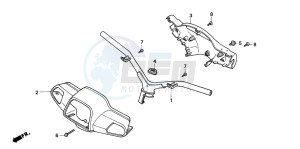 SA75 drawing HANDLE PIPE/HANDLE COVER