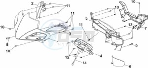 JET SPORT X R 50 drawing HEAD LIGHT COVER / SPEEDOMETER COWL / DASHBOARD