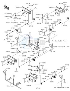 MULE PRO-DXT KAF1000BHF EU drawing Door