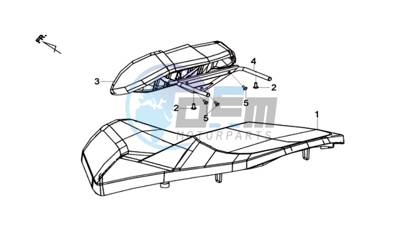 BUDDYSEAT / REAR LUGGAGE FRAME /