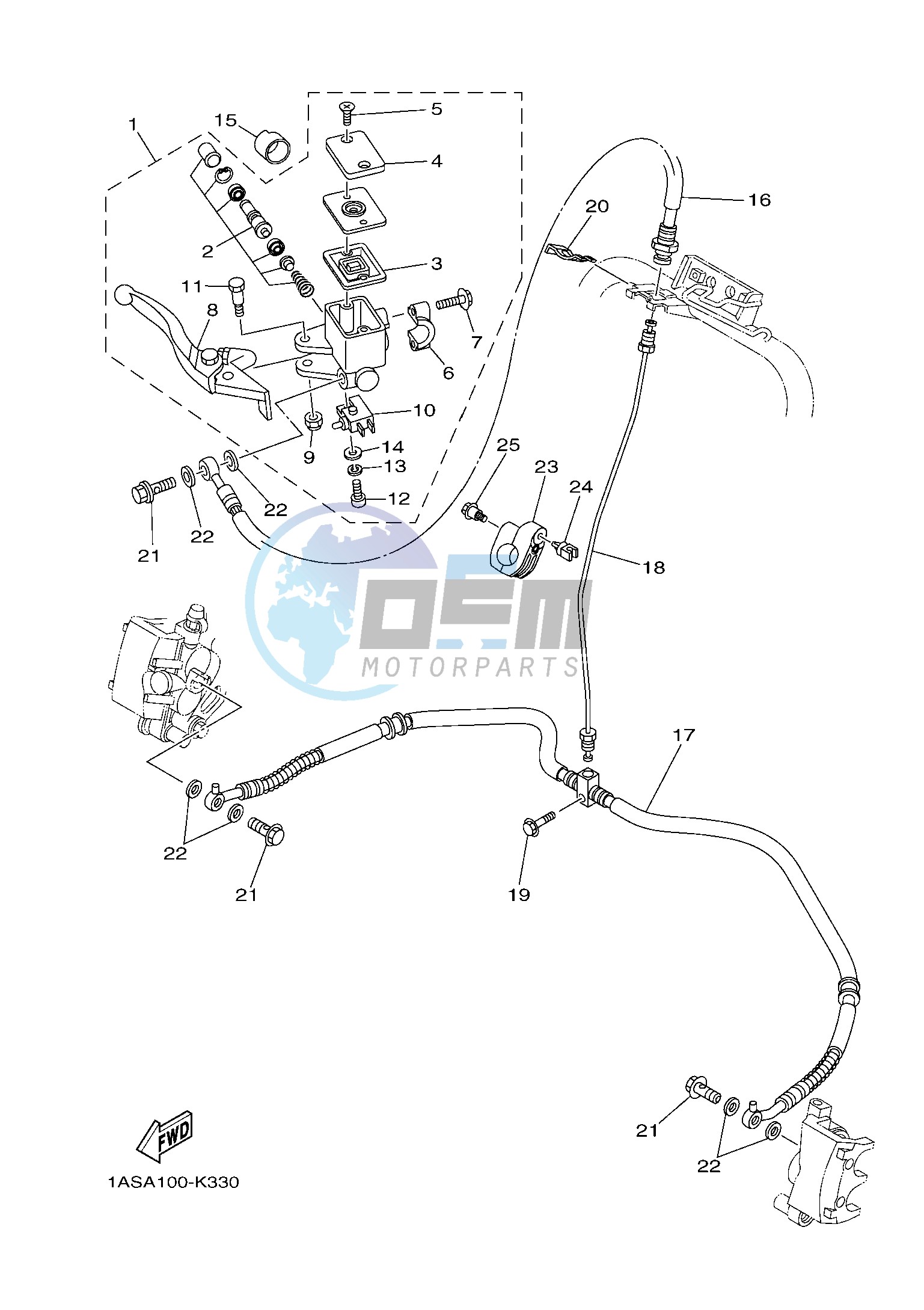 FRONT MASTER CYLINDER