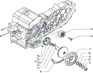 X9 500 drawing Driving pulley