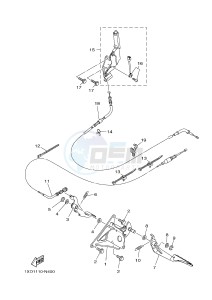 YXM700E YXM700PHE MP 700 EPS (1XP9) drawing PEDAL WIRE