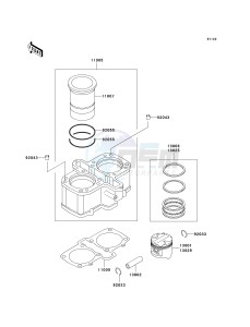 EN 500 C [VULCAN 500 LTD] (C6F-C9F) C8F drawing CYLINDER_PISTON-- S- -