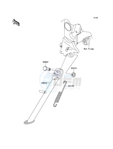 NINJA_250R EX250K8F GB XX (EU ME A(FRICA) drawing Stand(s)