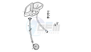 SENDA SM X-RACE - 50 CC VTHSR2A1A drawing METER