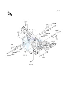 ZR 750 H [ZR-7S] (H1-H5 H5 CAN ONLY) drawing ENGINE MOUNT