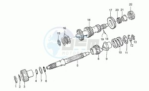 California III 1000 Carburatori Carenato Carburatori Carenato drawing Gear box