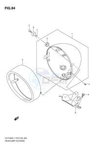 VLR1800 (E3-E28) drawing HEADLAMP HOUSING