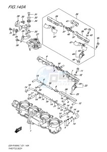 GSX-R1000 EU drawing THROTTLE BODY