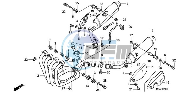 EXHAUST MUFFLER