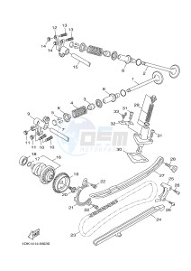 XC125R MAJESTY S (2PE1) drawing VALVE