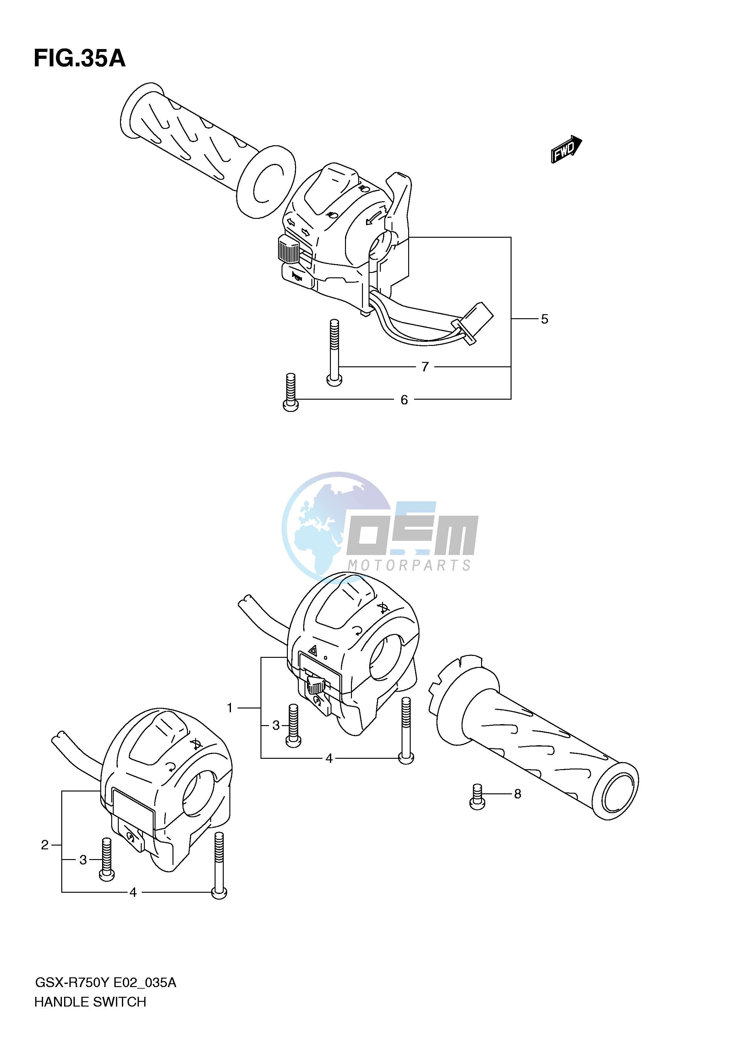 HANDLE SWITCH (MODEL K3)