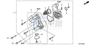 GL18009 Europe Direct - (ED) drawing WATER PUMP