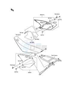 RM-Z250 (E28) drawing SIDE COVER