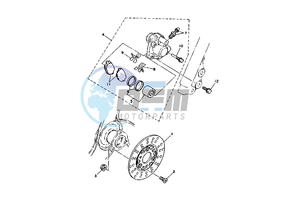 FRONT BRAKE CALIPER